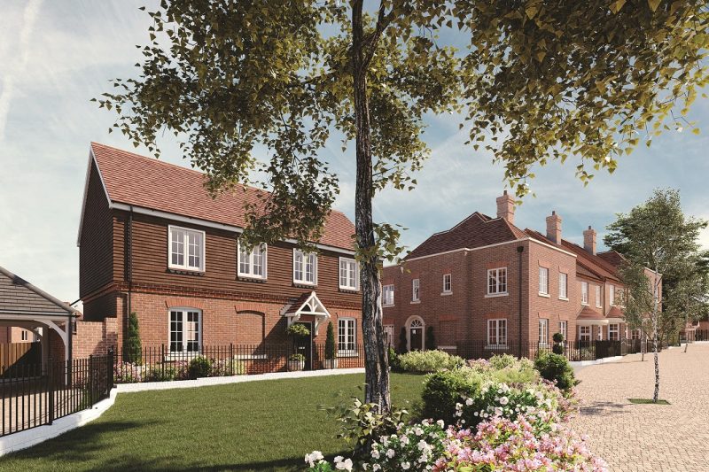 Developer CGI of homes at Wilton Park, Beaconsfield